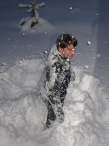Bilde av Knut-Olav Hoven i snøen